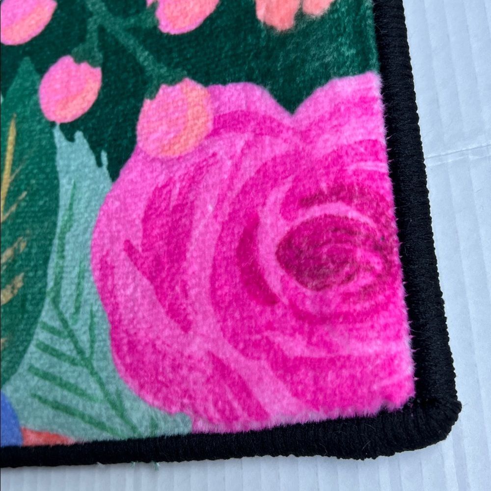Rifle Paper Co. x Loloi Floral Delilah bath rug. - Picture 10 of 13